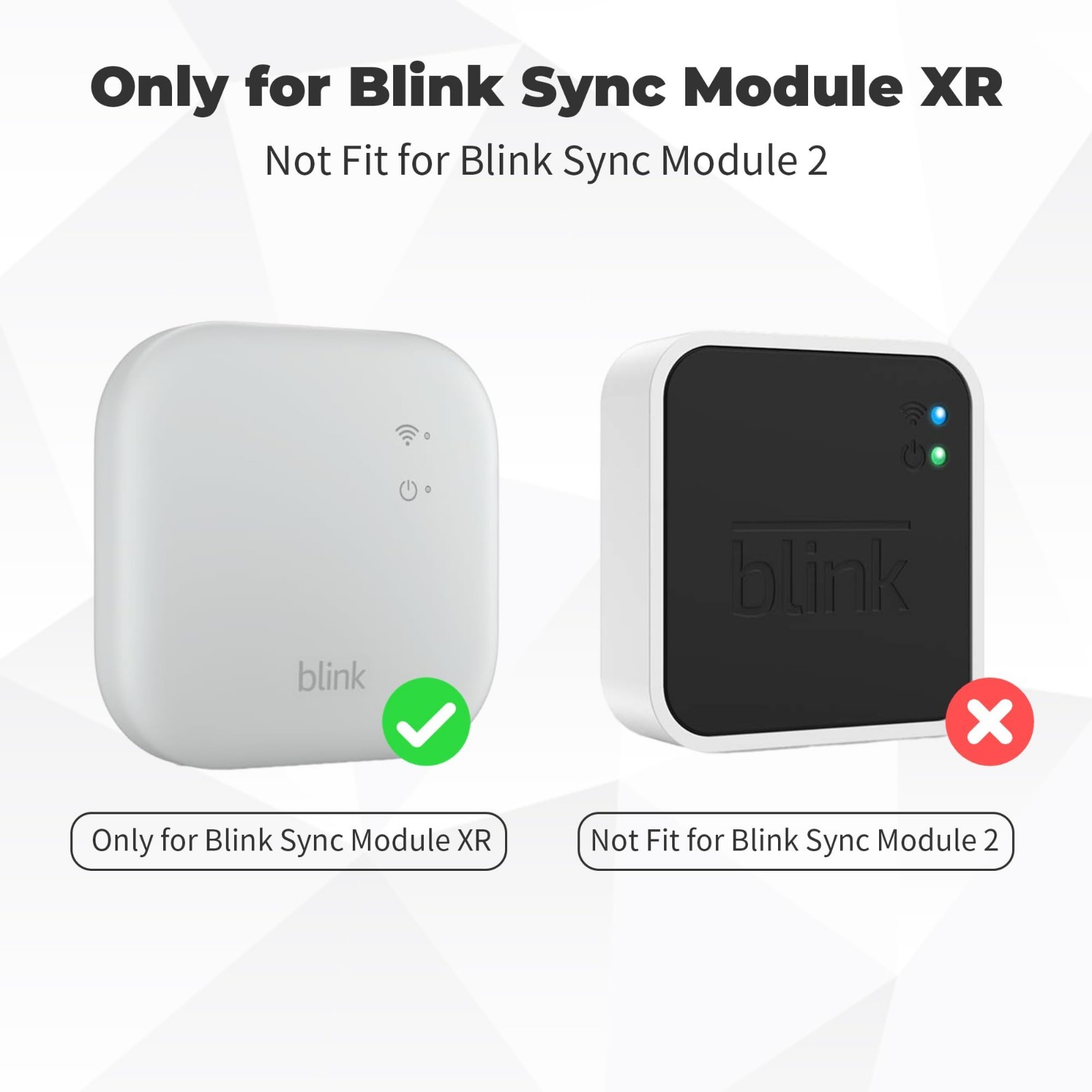 256GB MicroSD Card & Wall Mount for Blink Sync Module XR - Space Saver, Easy Ins