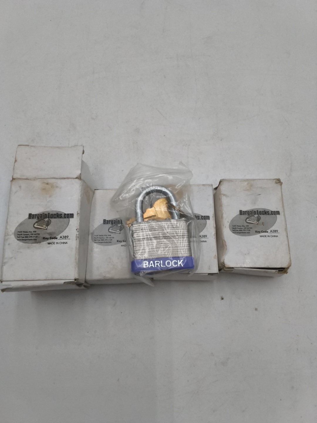 Lot Of 5 Brand New Barlock Key Code A389 New Open Box