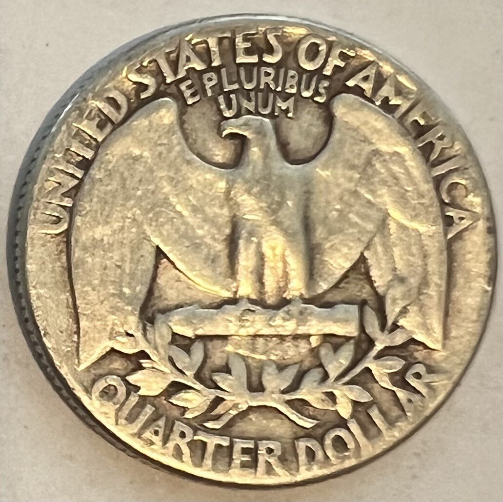 1957 Washington Quarter, Type B Reverse, (item C)