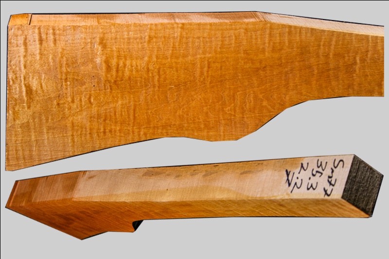 Sugar Maple rifle blank sm77