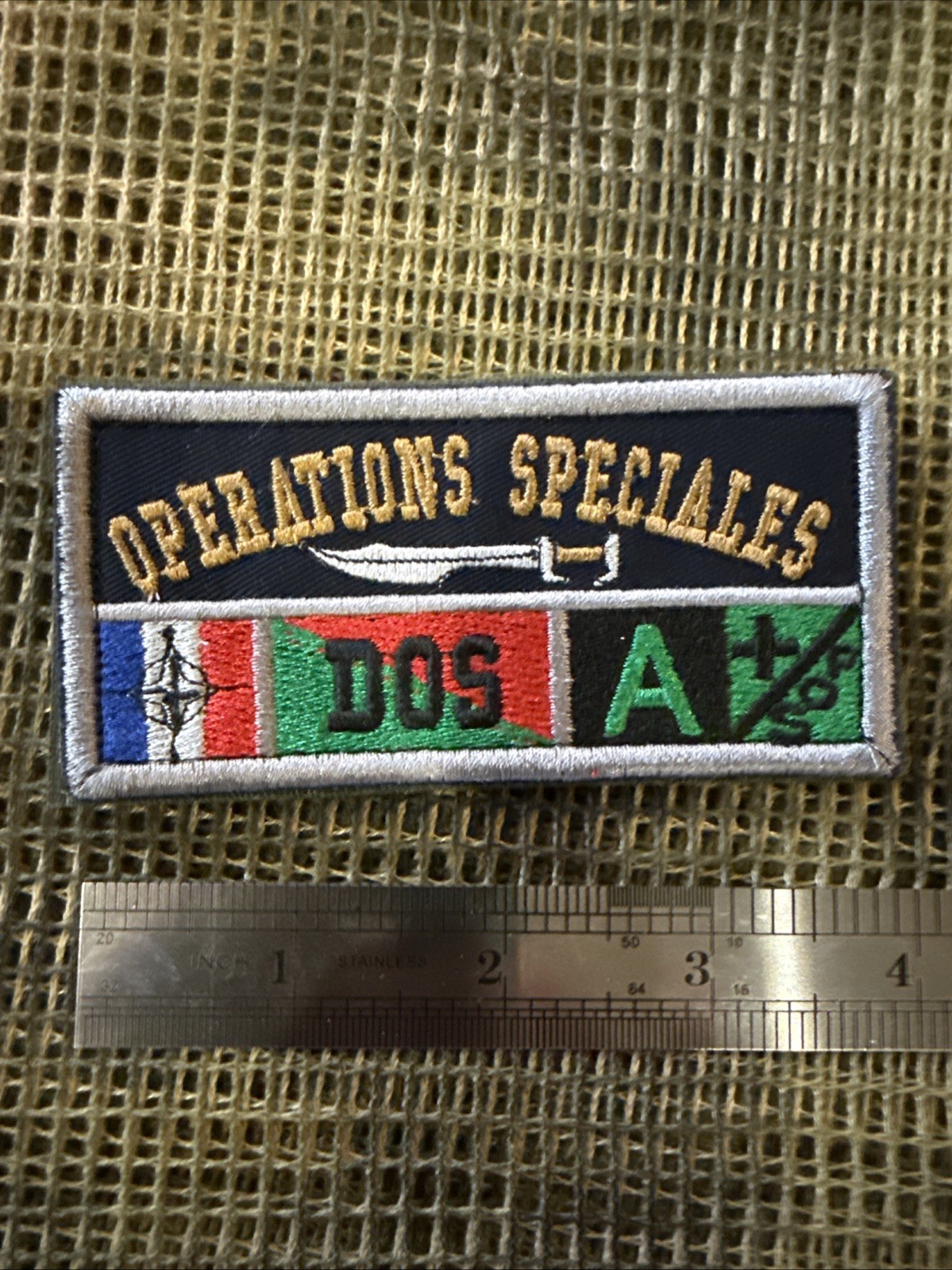 French Foreign Legion Special Operations DOS Color Patch