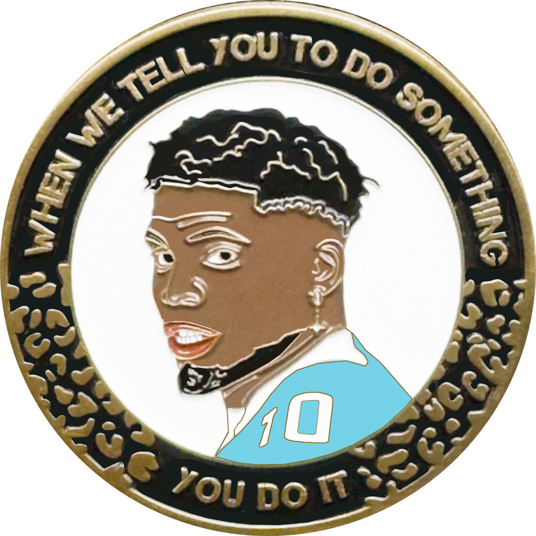 EL13-10 Miami Dade Police Challenge Coin for Dolphins fans fun for Tyreek Hill f