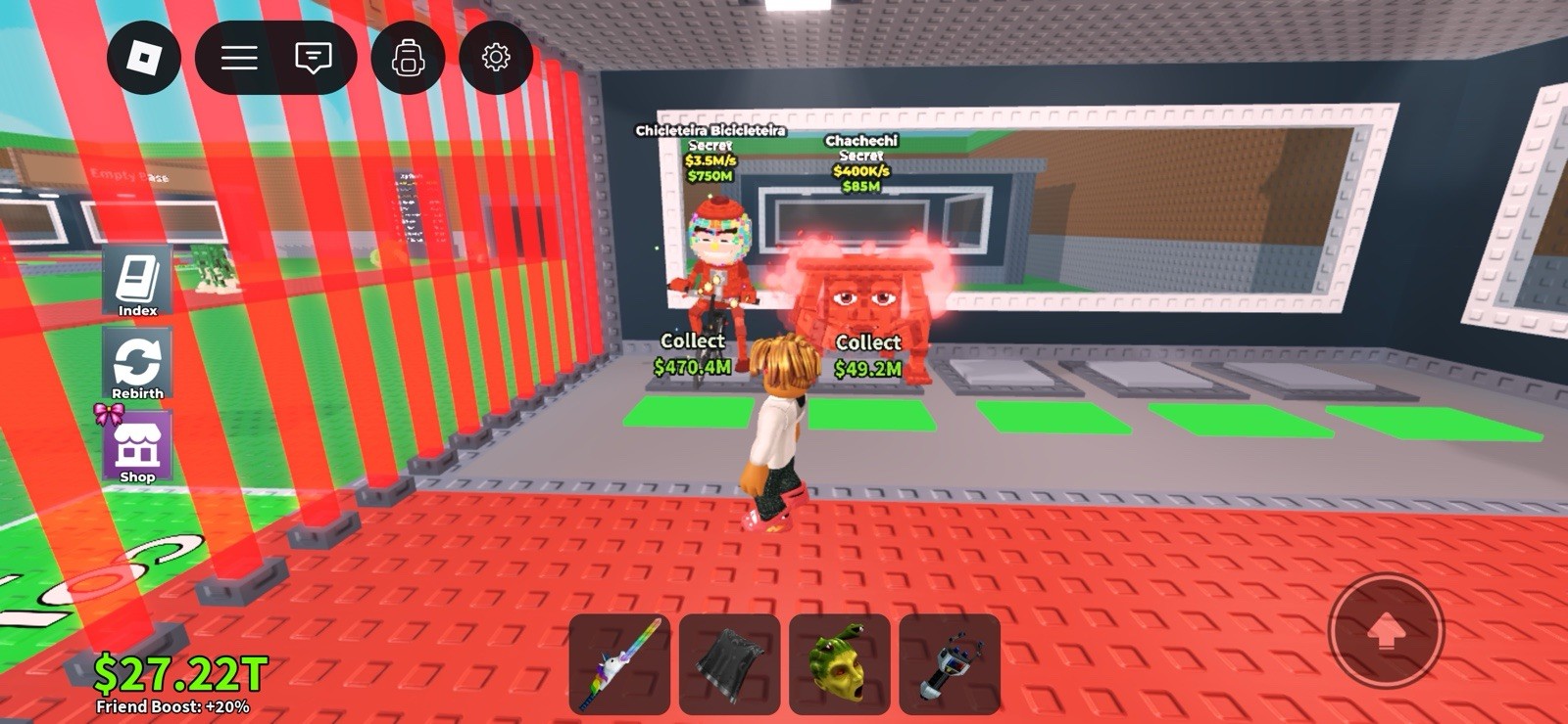 Roblox Secret Generation Game Item Chicleteira Bicicleteira & Chachechi