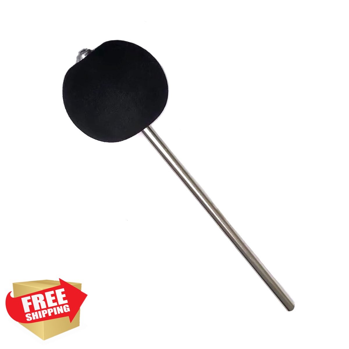 TUOREN Cajon Bass Drum Beater Foam Rubber Head Black