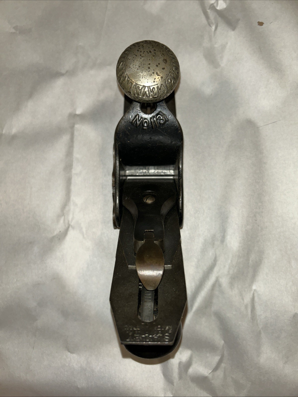 2 Antique Stanley Planes (Transitional Smoothing #36 & Circular #113) Very Good