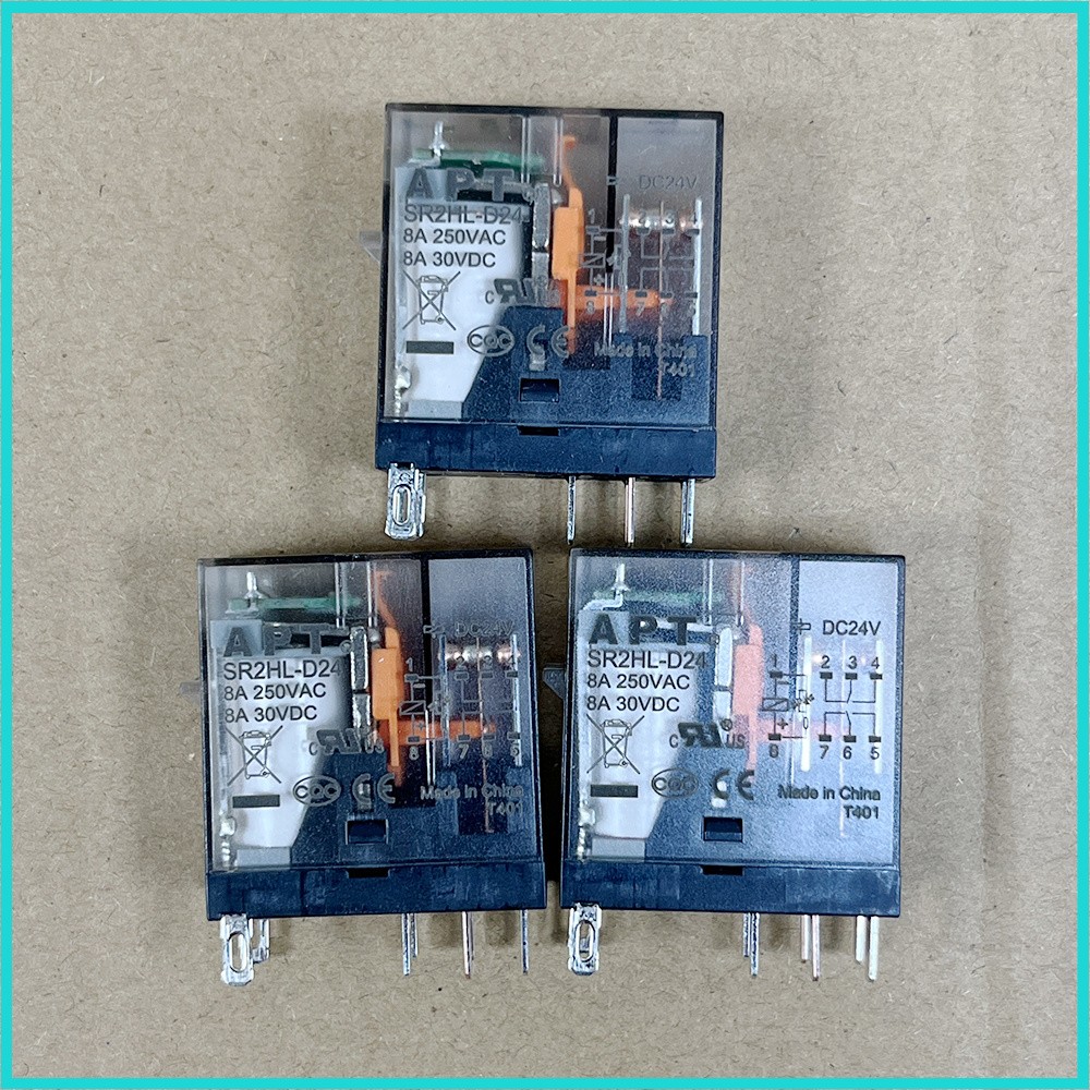 New SIEMENS AC220V DC24V SR2HL-A220+SSF08F-E SR2HL-D24+SSF08F-E relay With base
