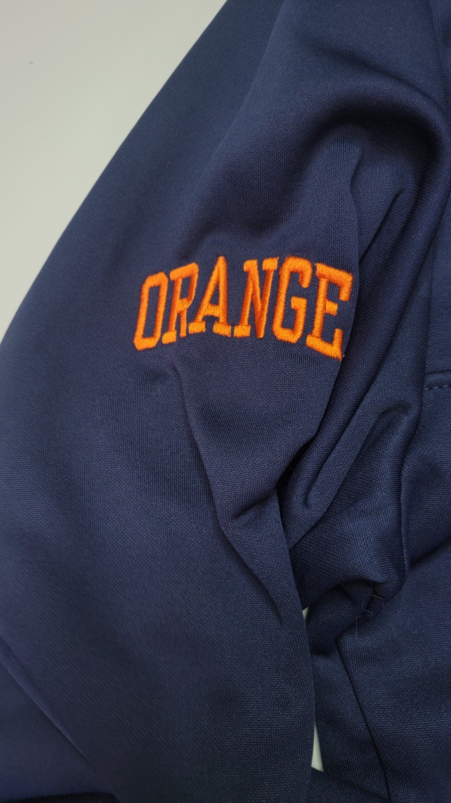 Syracuse Orange 1/4 Zip Pullover Mens Medium Blue Champion Long Sleeve New NWT