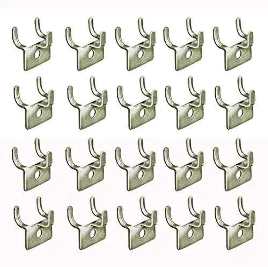 Azar 700017 Metal Prong Hook, 20-Piece Set