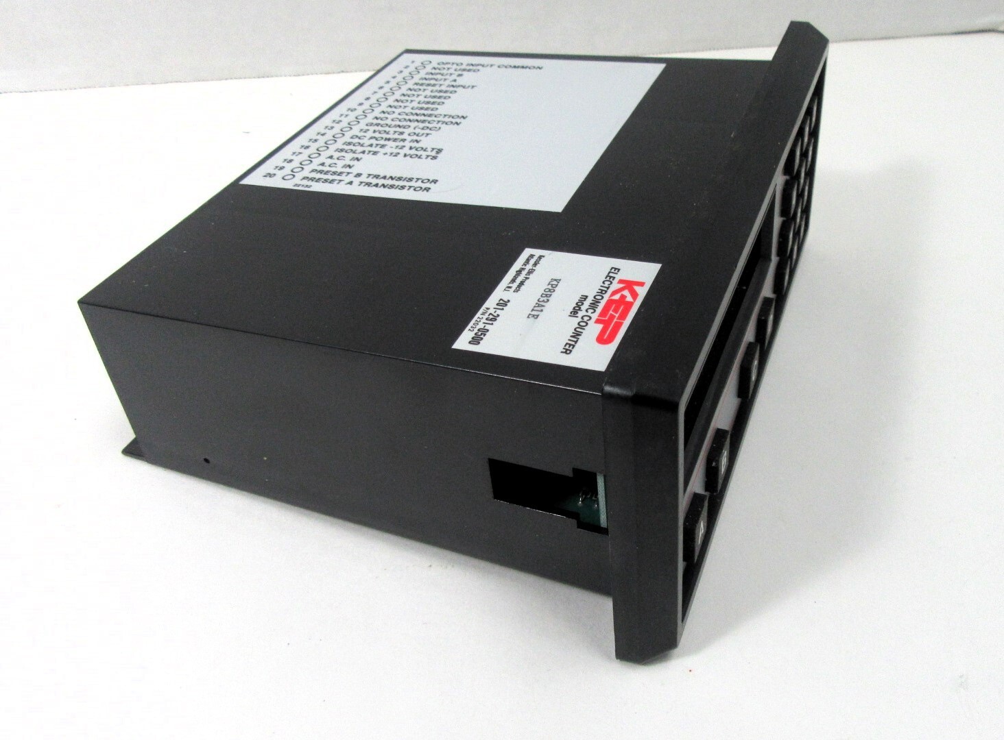 NEW KEPTROL KEP ELECTRONIC COUNTER PROGRAMMABLE RATEMETER MODEL KP8B3A1E