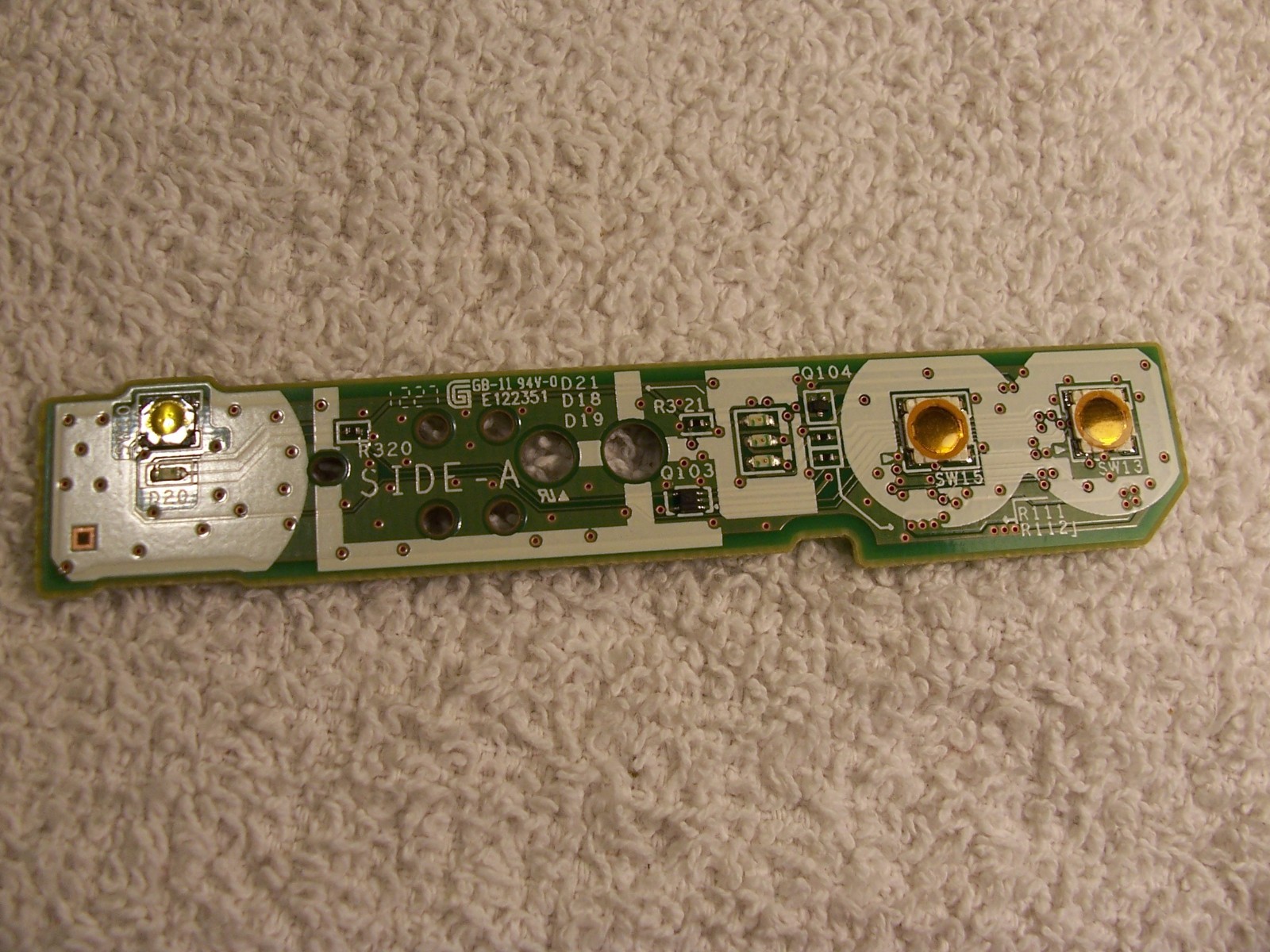 Wii U Gamepad Power , TV, Home Button Board Replacement Part