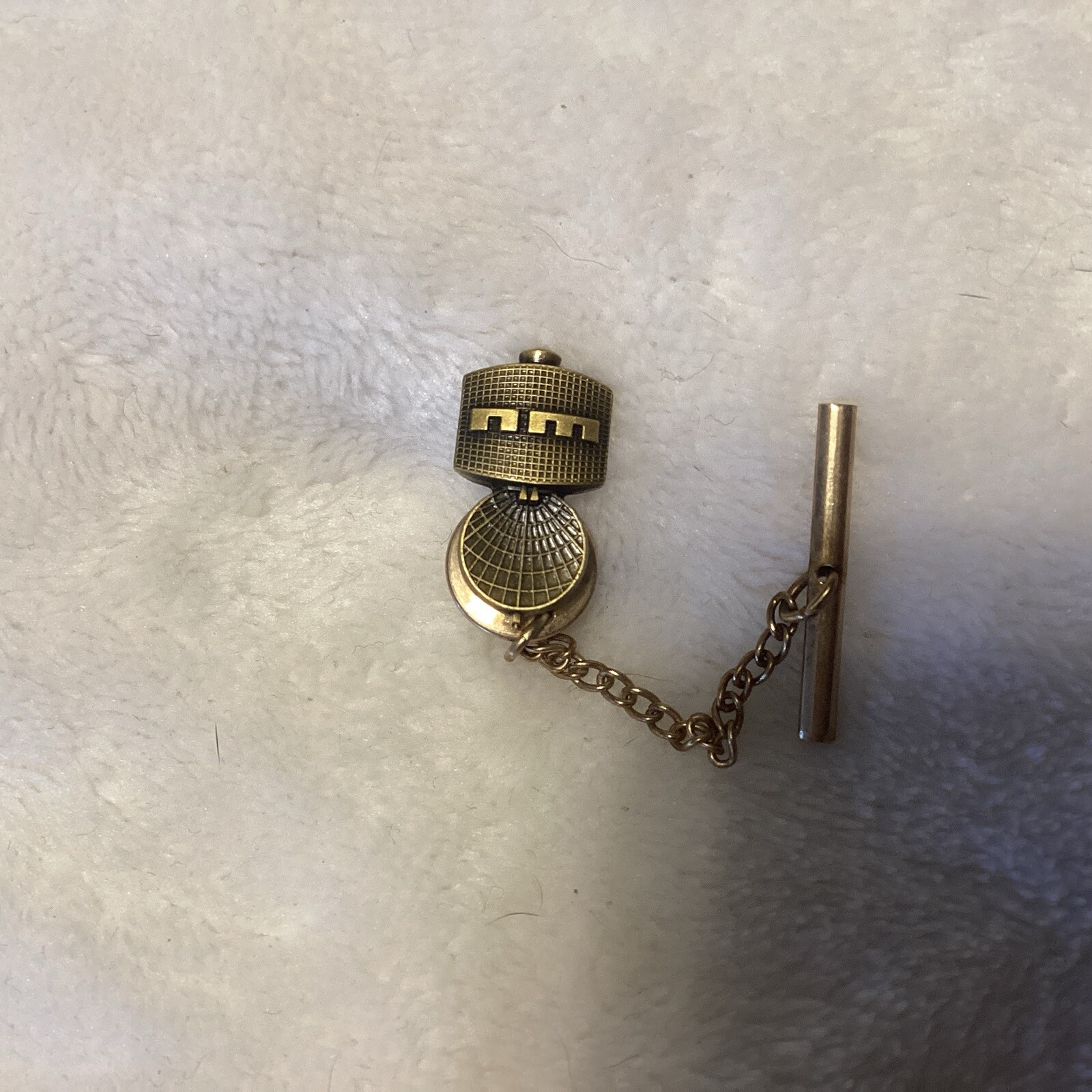 Vintage Space Age WU Telecommunications/Weather Satellite Tie Tack