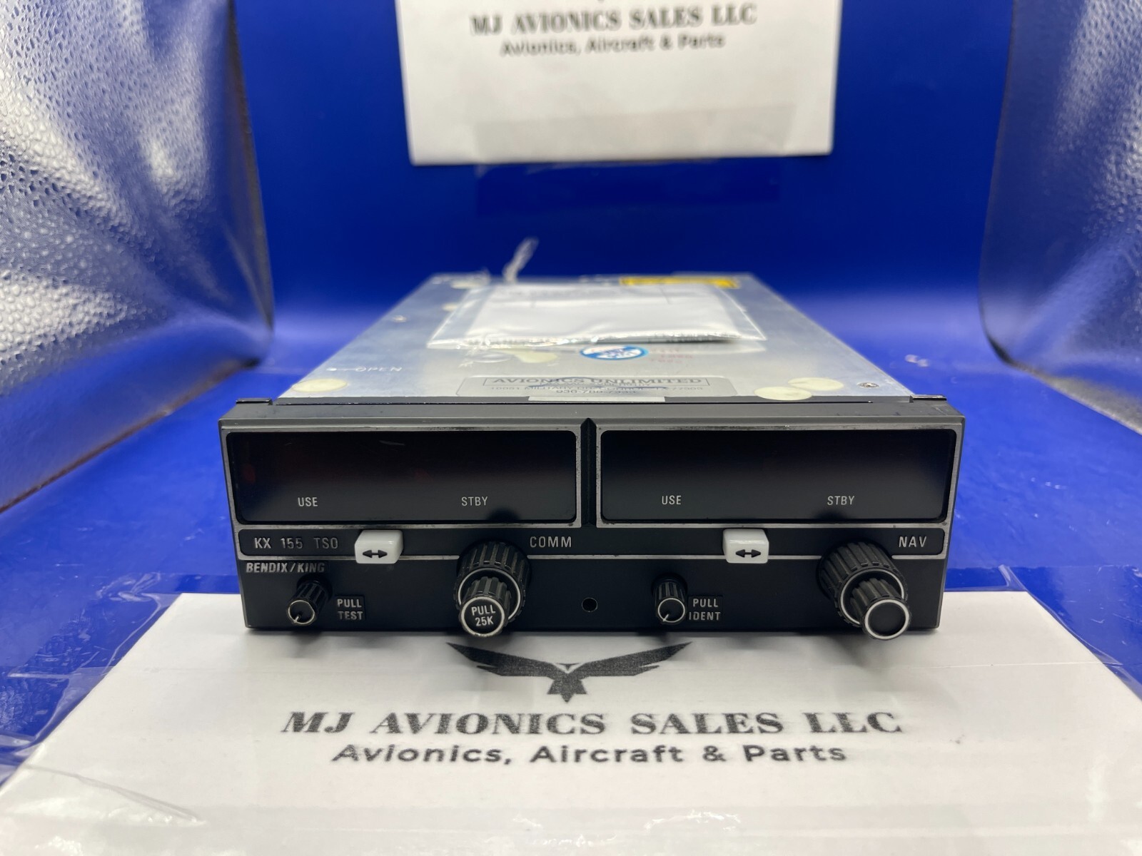 BENDIX/KING KX 155 P/N 069-1024-43 28 VDC WITH GLIDE/SLOPE WITH FAA FORM 8130-3