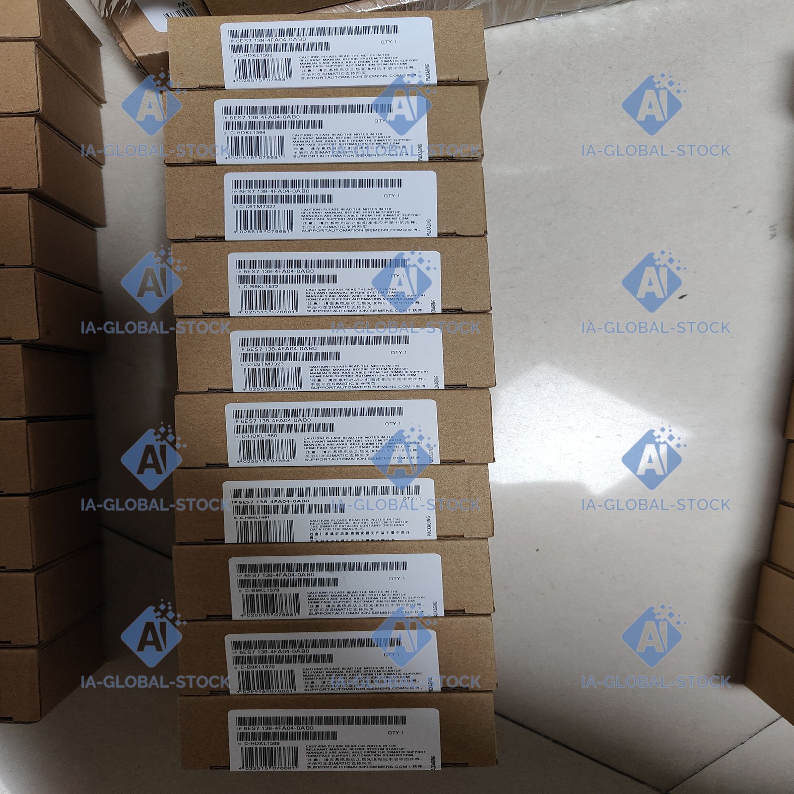 One Unit Brand New 6ES7138-4FA04-0AB0 Siemens US Fee Shipping + 1 Year Warranty