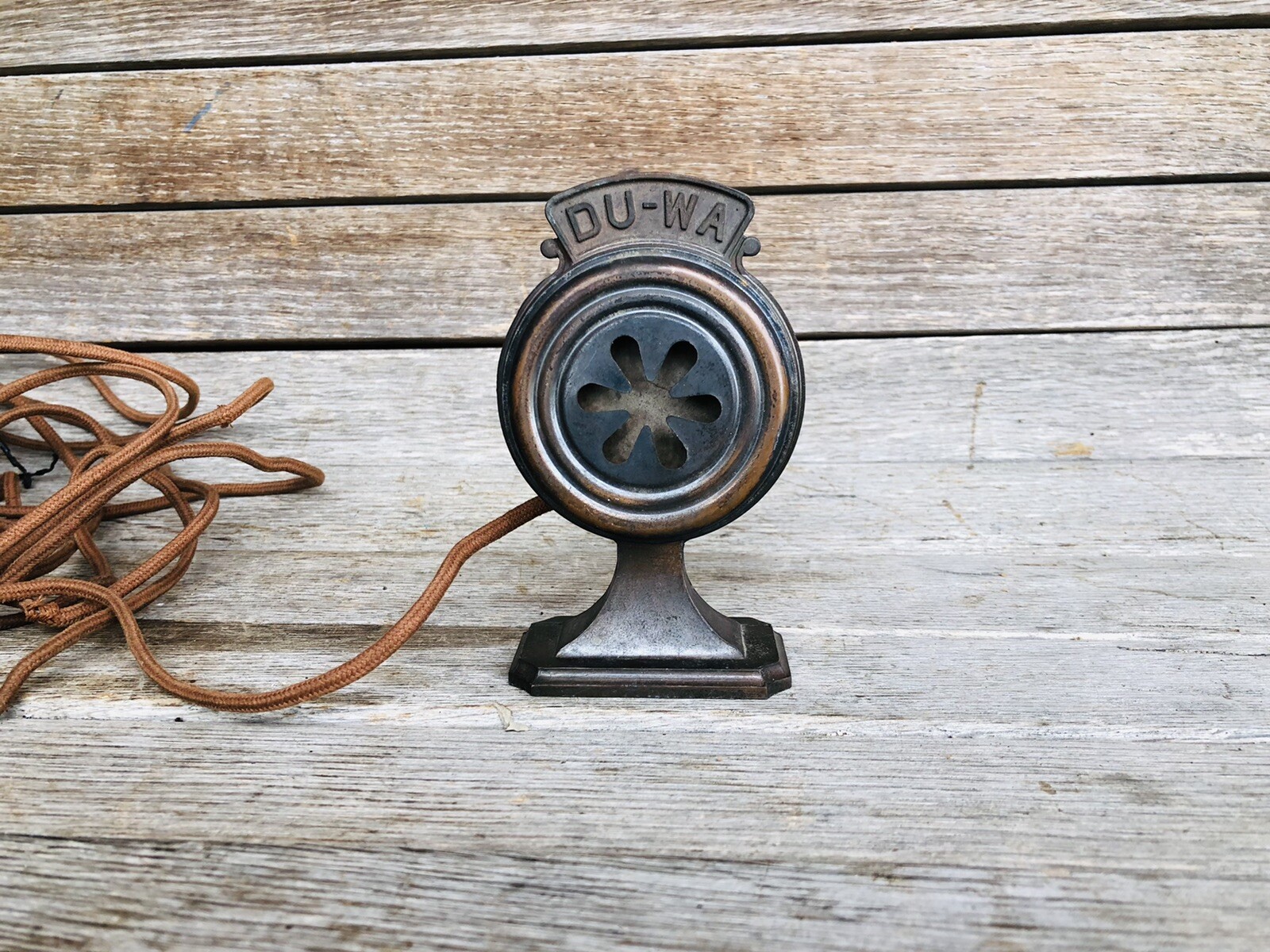 Rare Antique DU-WA Microphone Palmer Electric Co.