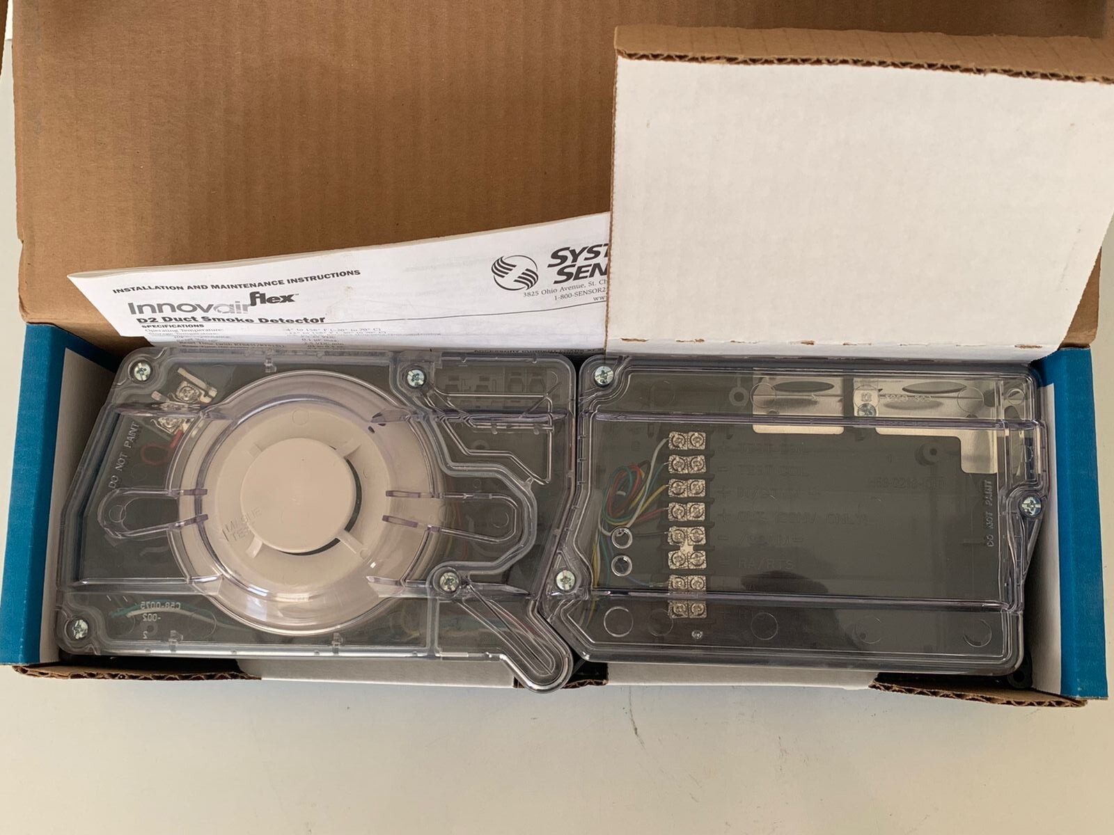 System Sensor / 2-Wire Duct Smoke Detector / D2 / Replaces Model DH100LP