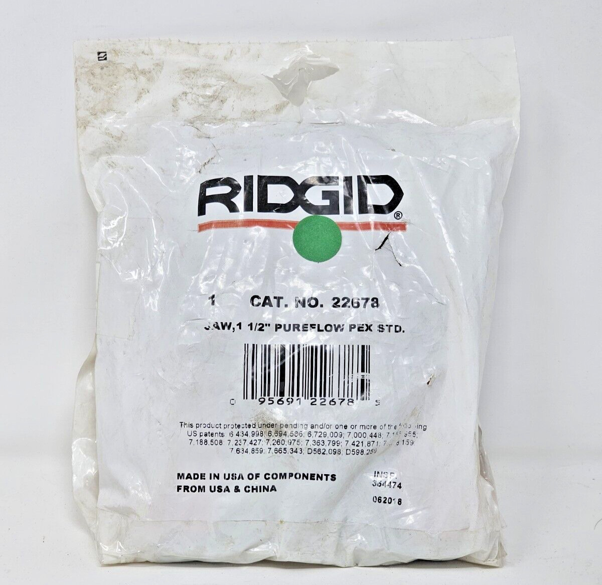 RIDGID 22678 Press Jaw PEX 1 1/2 in Pipe