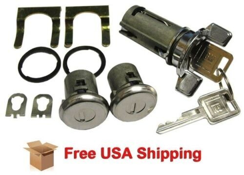 For 1971-1978 Cadillac Ignition & Door Lock Set with GM Keys- All models