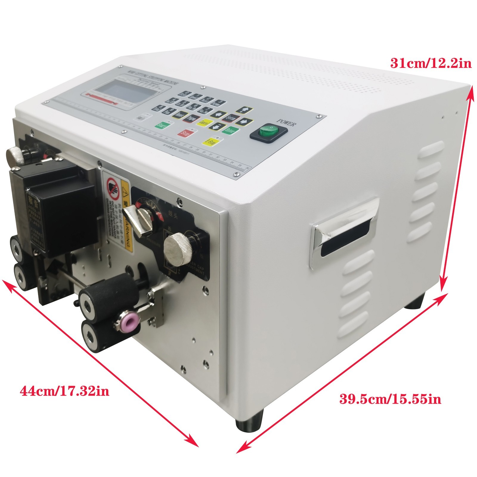 500W 110V Full Automatic Computer Wire Stripping Cutting Machine 3000-8000 pcs/h