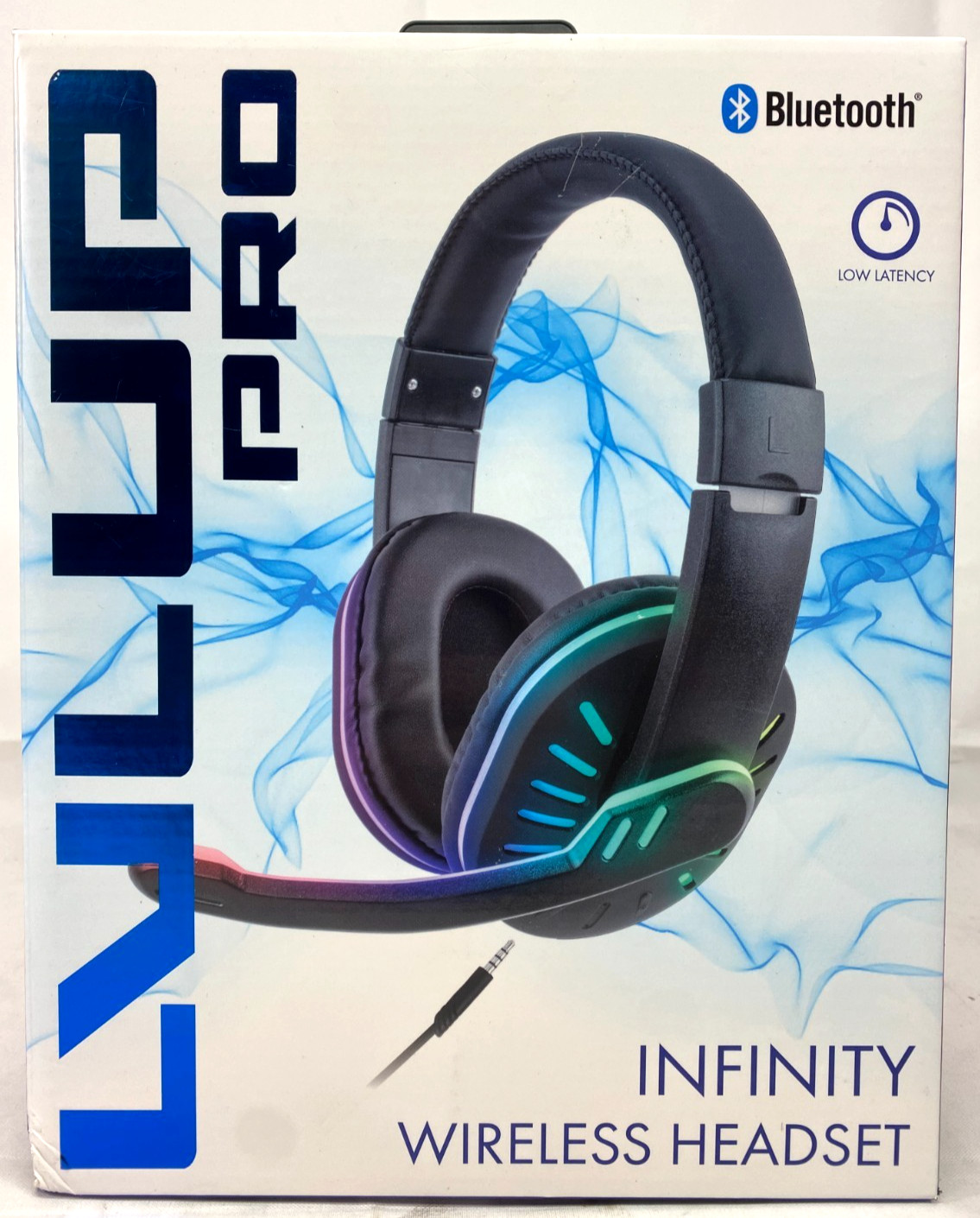 Lvl Up Pro Vivitar Infinity Wireless RGB Headset With Microphone Bluetooth - NEW