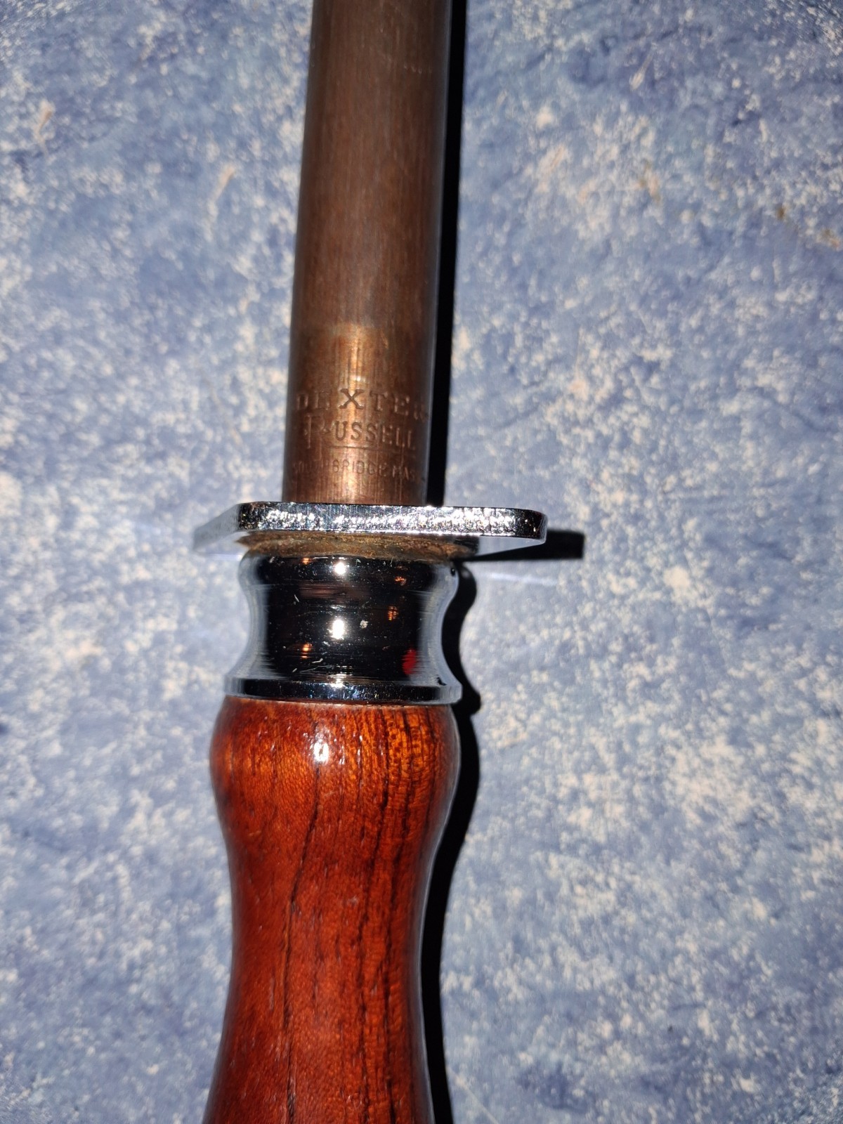 Vintage DEXTER RUSSELL 14" Southbridge Mass USA Sharpening Tool Knife Steel