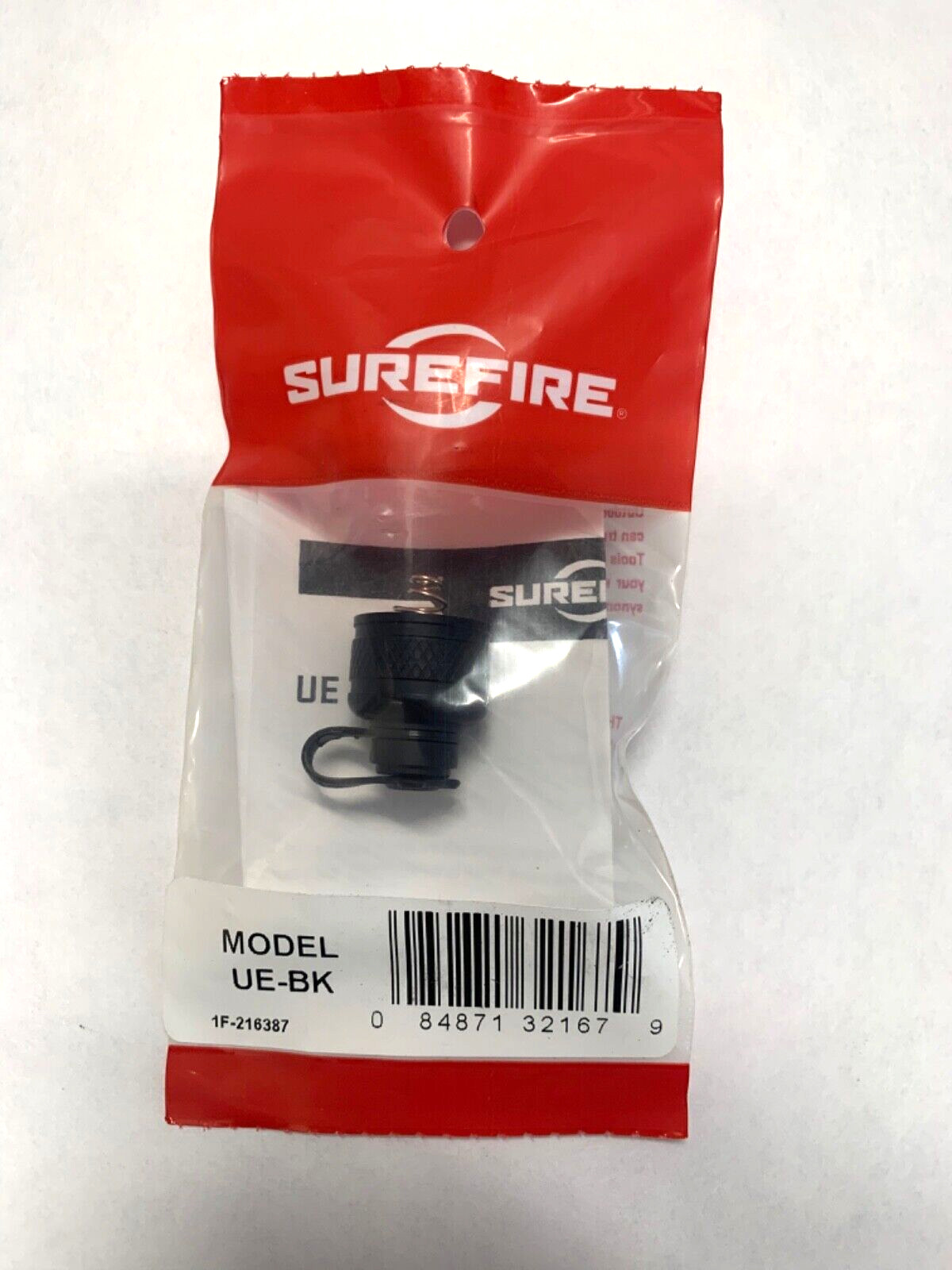 Surefire UE-BK Black Replacement Rear Cap/Tail Cap for M300 M600 Scout Lights