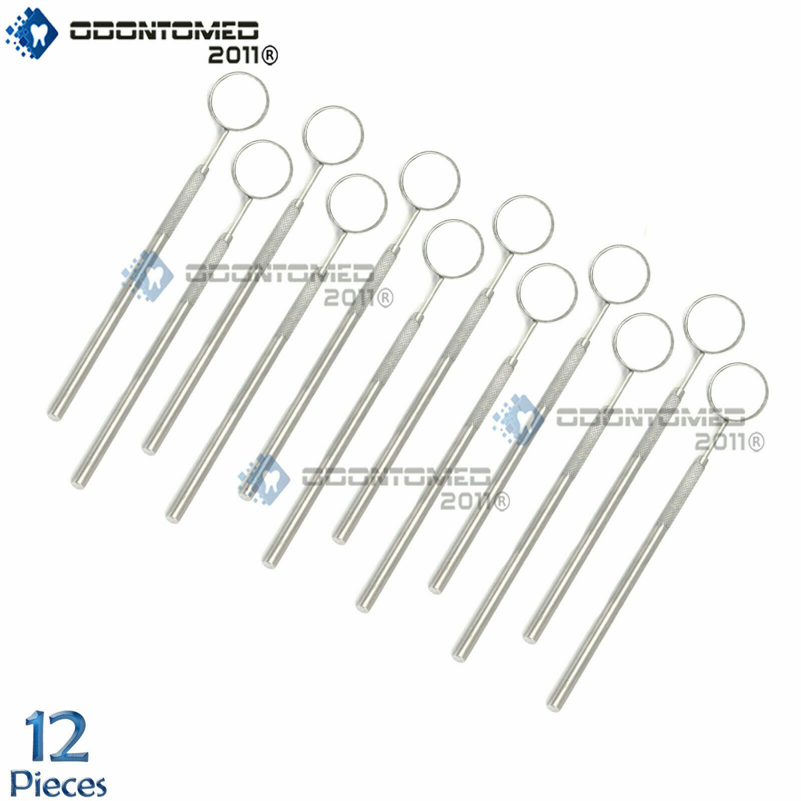 12 Dental Mirrors Stainless steel Surgical Instruments