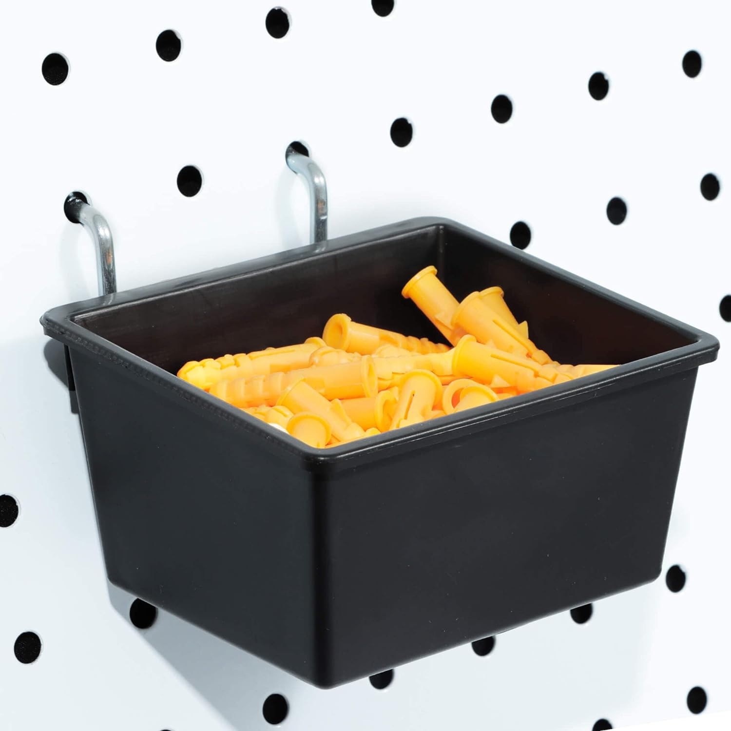 Pegboard Hooks Assortment, for Organizing Various Tools, with Pegboard Bins, 107