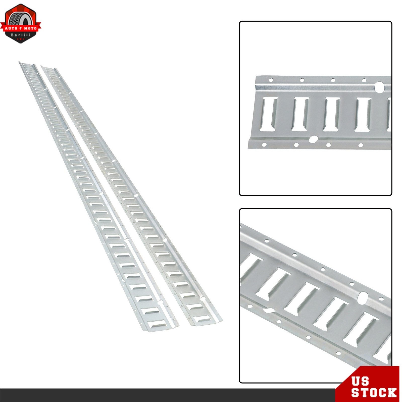 32 Piece 8' E Track Tie-Down Trailer Kit Fits Universal High Quality Galvanized