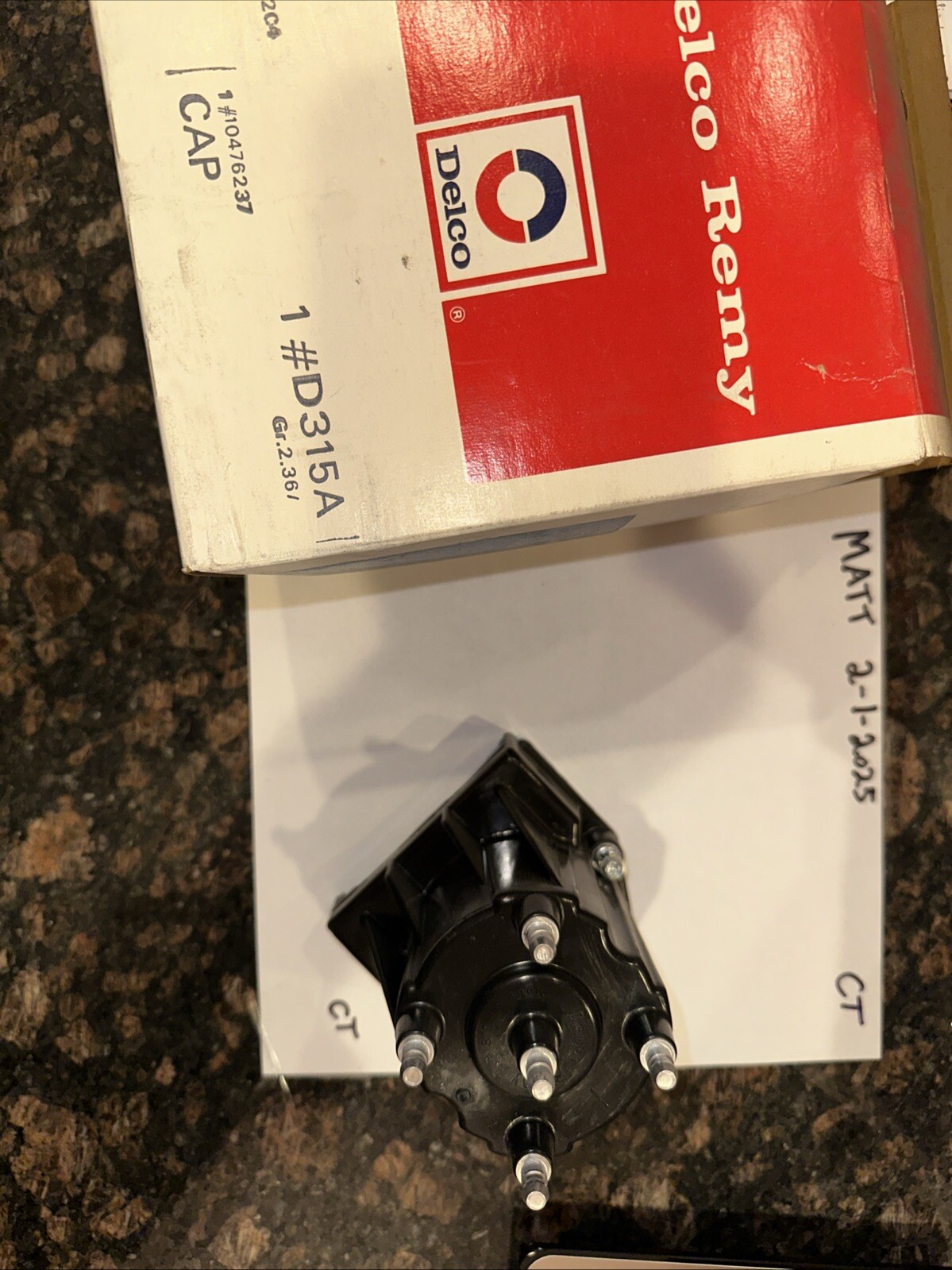 Delco Remy Cap D315A