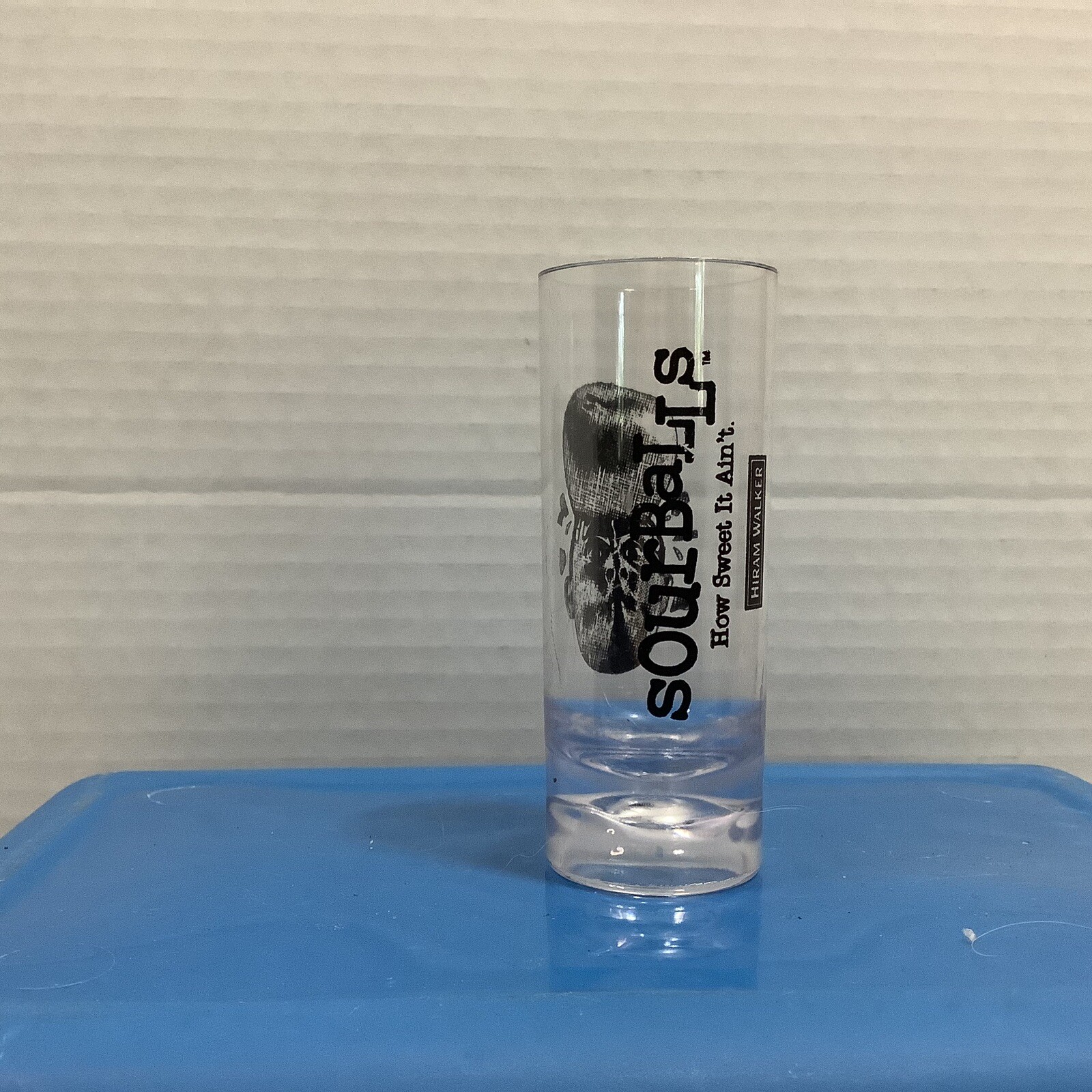 Sour Balls, Hiram Walker Shot Glass, COMBINED SHIPPING (SEE STORE)