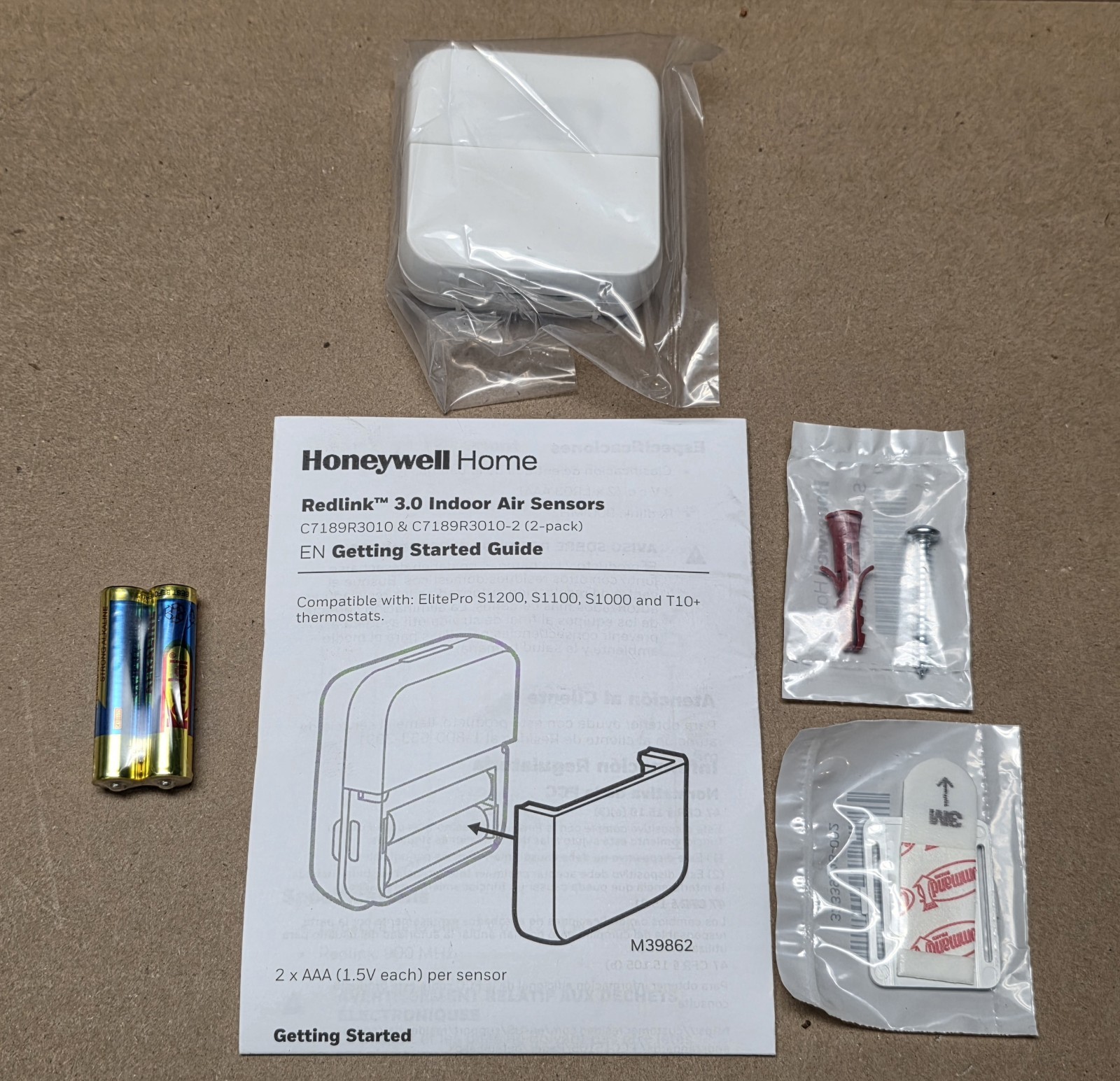 Honeywell C7189R3010 Redlink 3.0 Indoor Sensor For ElitePRO Thermostat