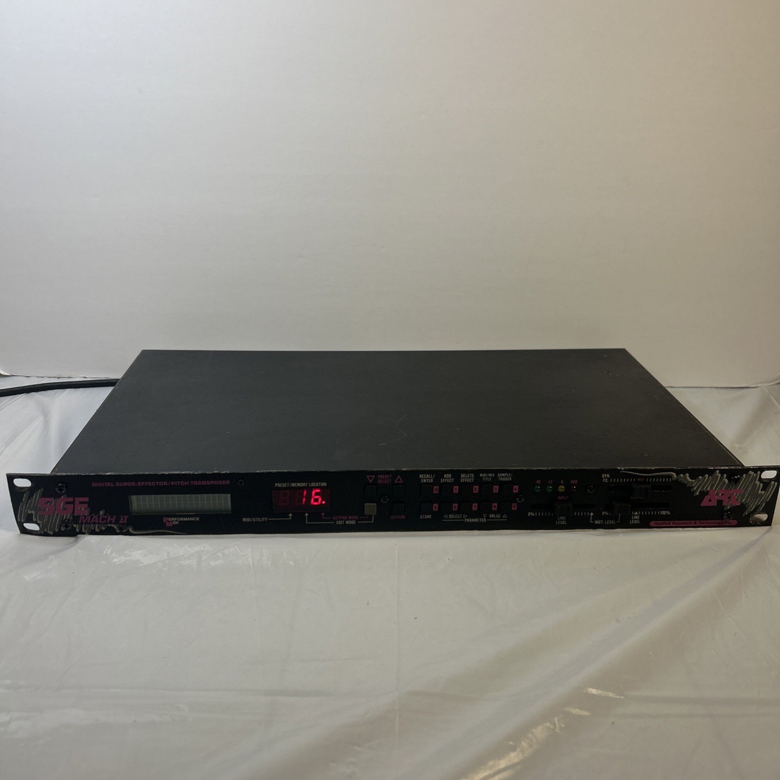 ART SGE Mach II Digital Multi-Effects Pitch Transpose Sampler