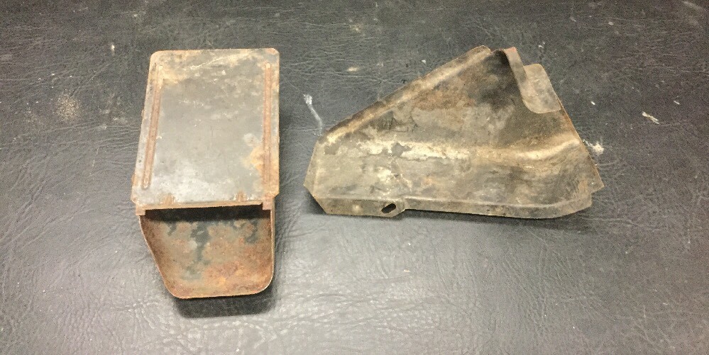 AirCooled Type 1 Offset Oil Cooler Exit Tin Set 71-Later