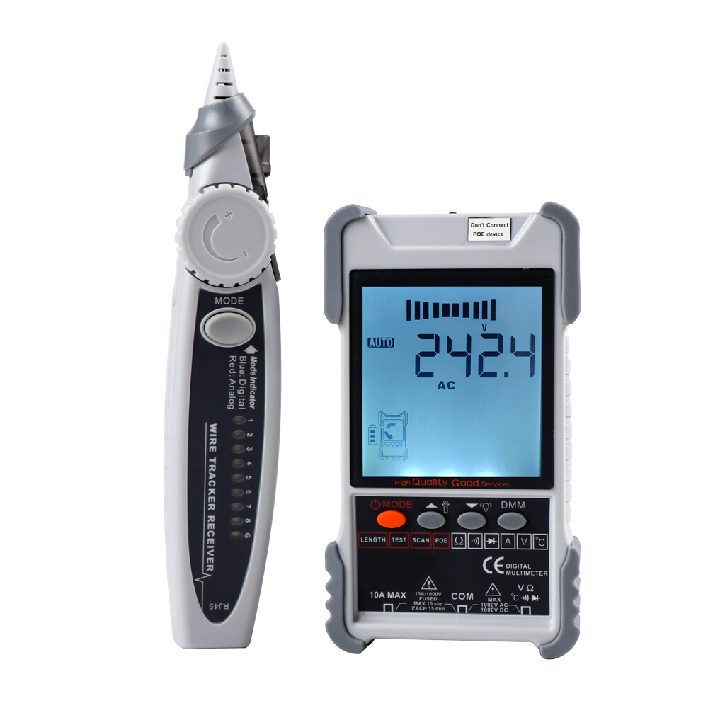 ET618 Handheld Portable Network Cable Tester with LCD Display Analogs R8Y9