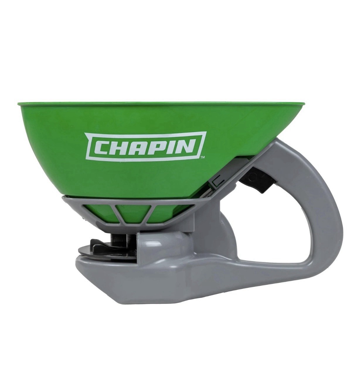 Chapin 8706G Spreader, Lawn and Garden, TurfPro, Hand Crank, Green