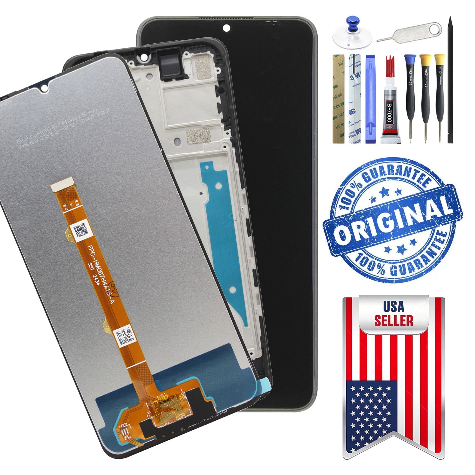 OEM LCD Display Screen Touch Digitizer Frame For Cricket Outlast 5G 2024 SN509C