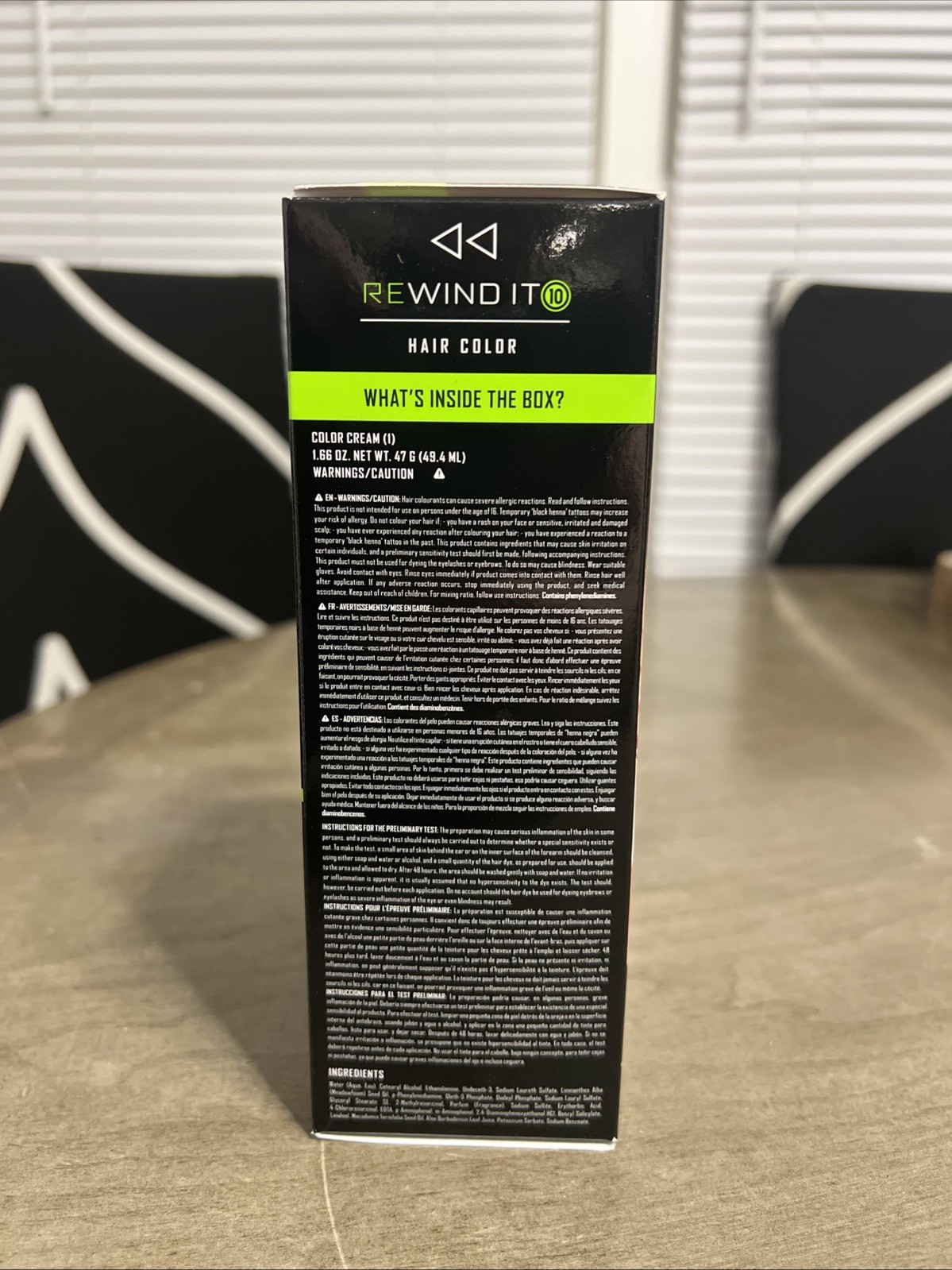REWIND IT 10 Light Brown Men's Hair Color