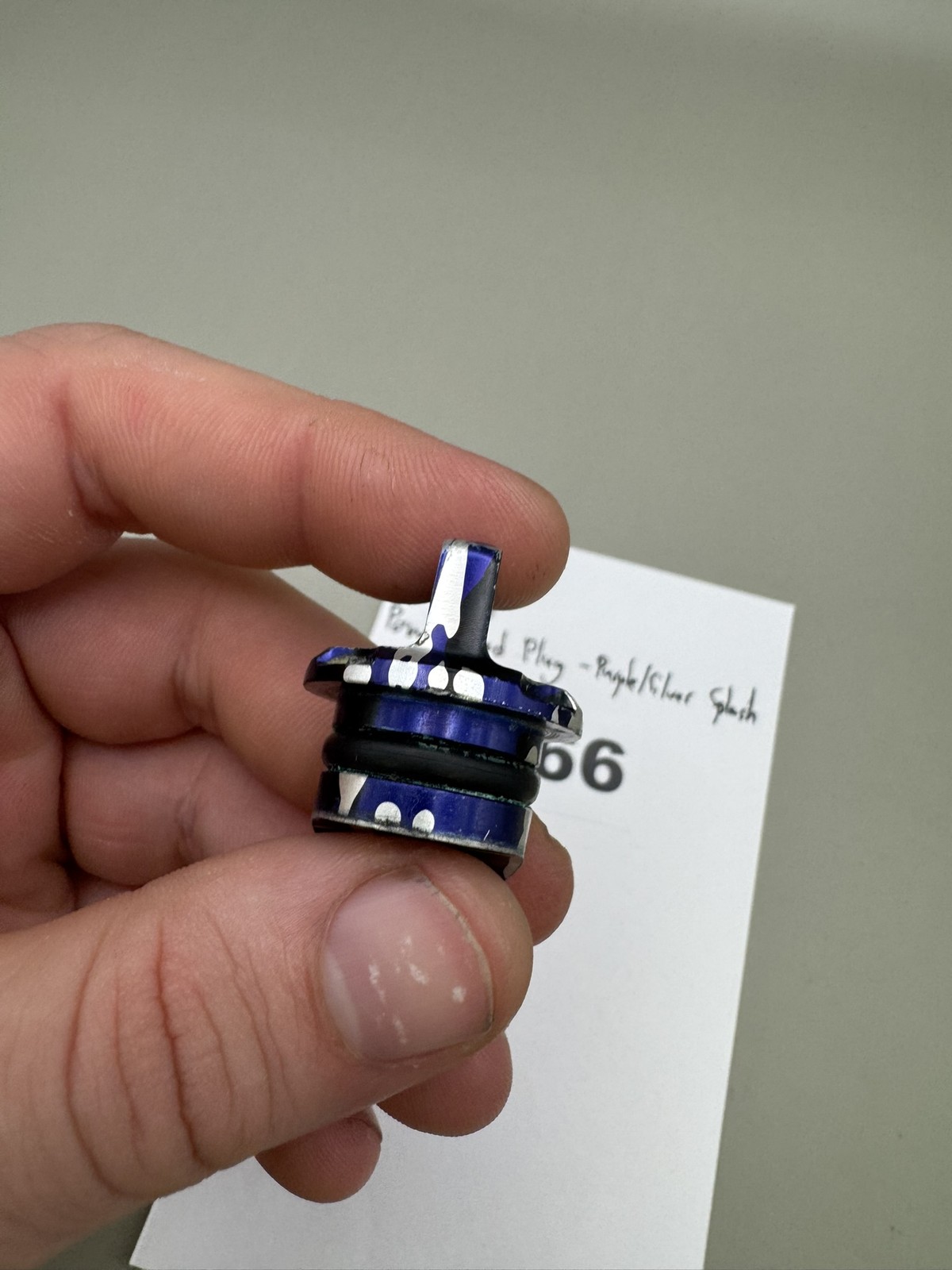 AGD Automag Power Feed Plug - Purple/Silver Splash