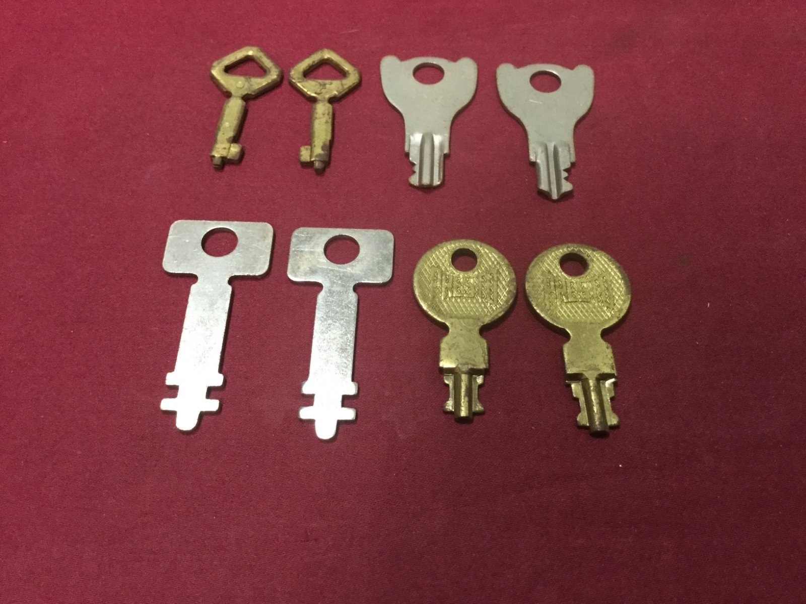 Presto Luggage Pre-cut Keys, 125 & 480 Set of 8 - Locksmith