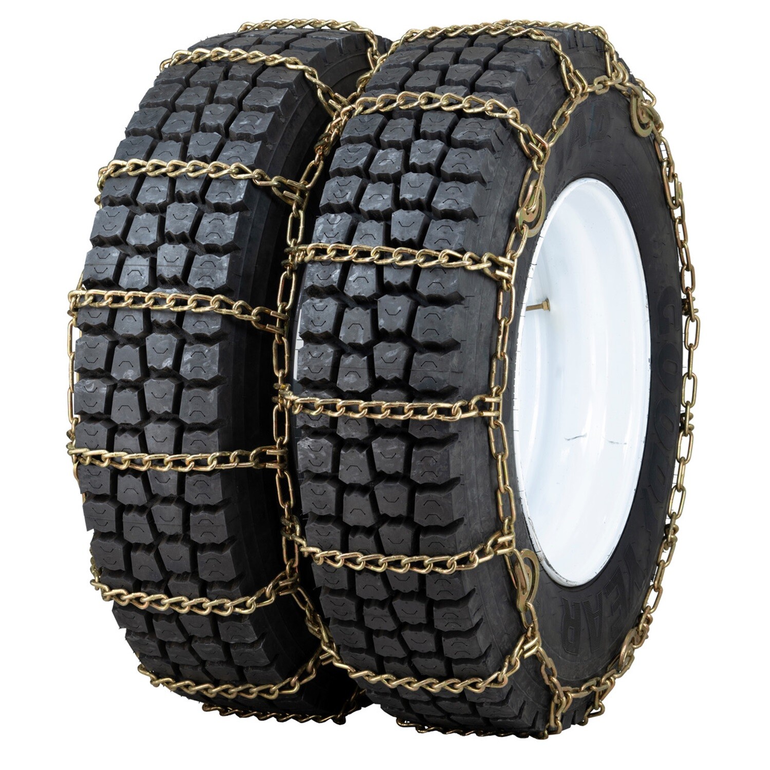 Long Mileage Alloy Dual 305/70-19.5 Truck Tire Chains