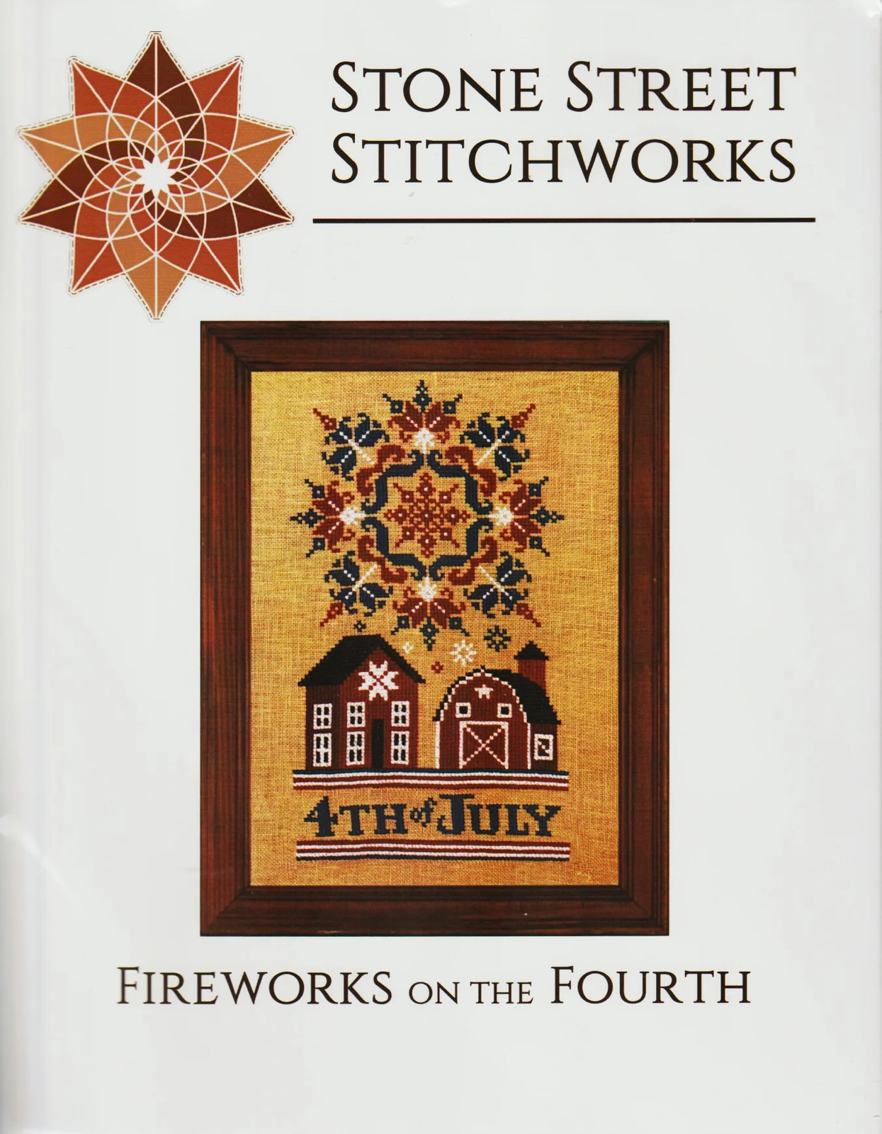 Fireworks on the Fourth by Stone Street Stitchworks cross stitch pattern
