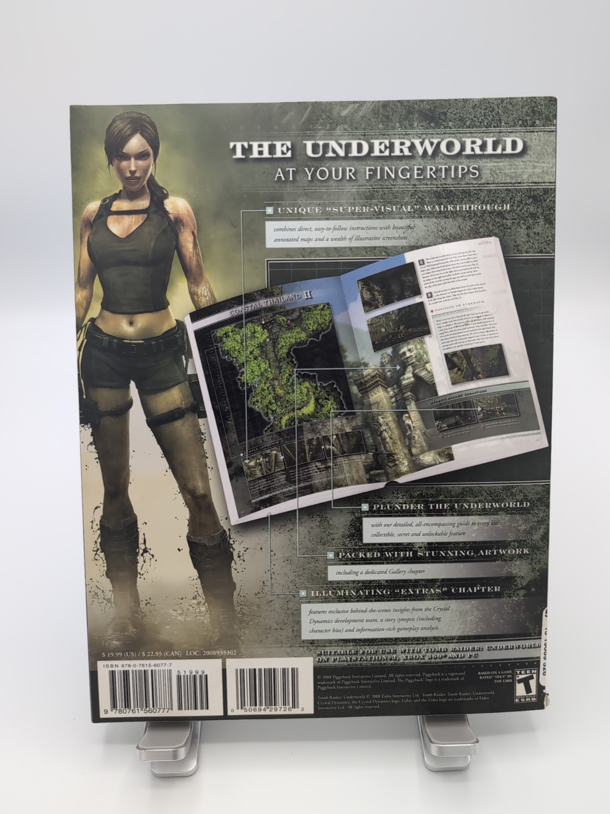 Tomb Raider: Underworld Official Strategy Guide Piggyback Crystal Dynamics Eidos