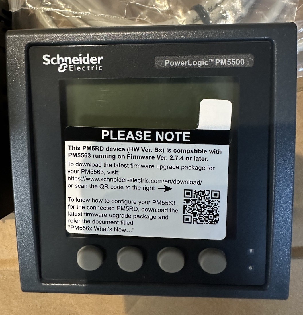 Schneider Electric PowerLogic PM5500 Panel Meter METSEPM5563 Voltage/Current