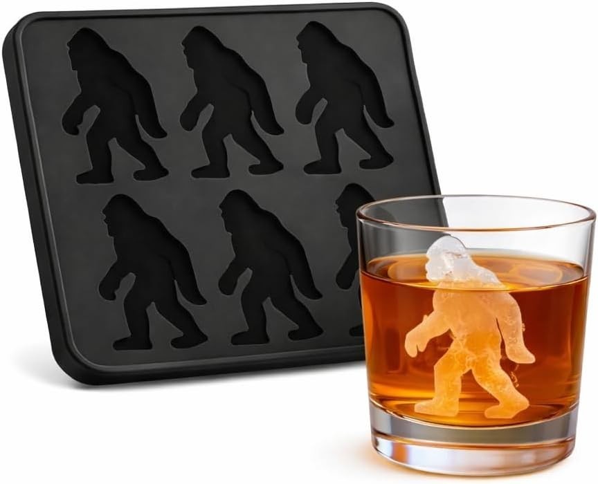 Bigfoot Ice Cube Mold – 6-Cavity Silicone Monster Ice Tray Whiskey & Cocktails