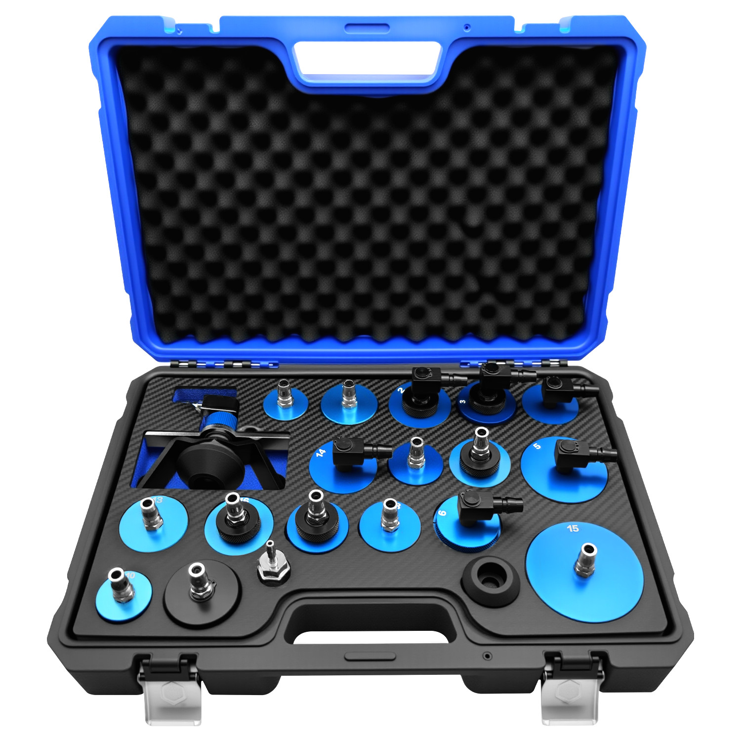 ZKTOOL 22PCS Brake Bleeder Adapter Kit，Master Cylinder Brake Bleeder Cap Kit