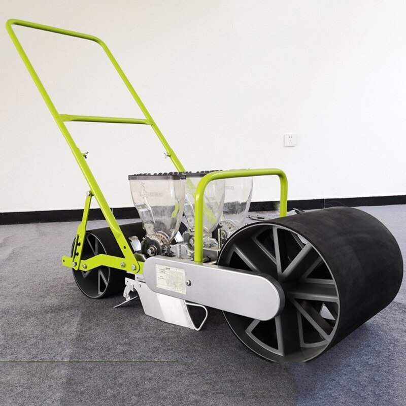 3 Rows Manual Vegetable Seeder Planter Manual Hand Push Seeder Handheld Seeder