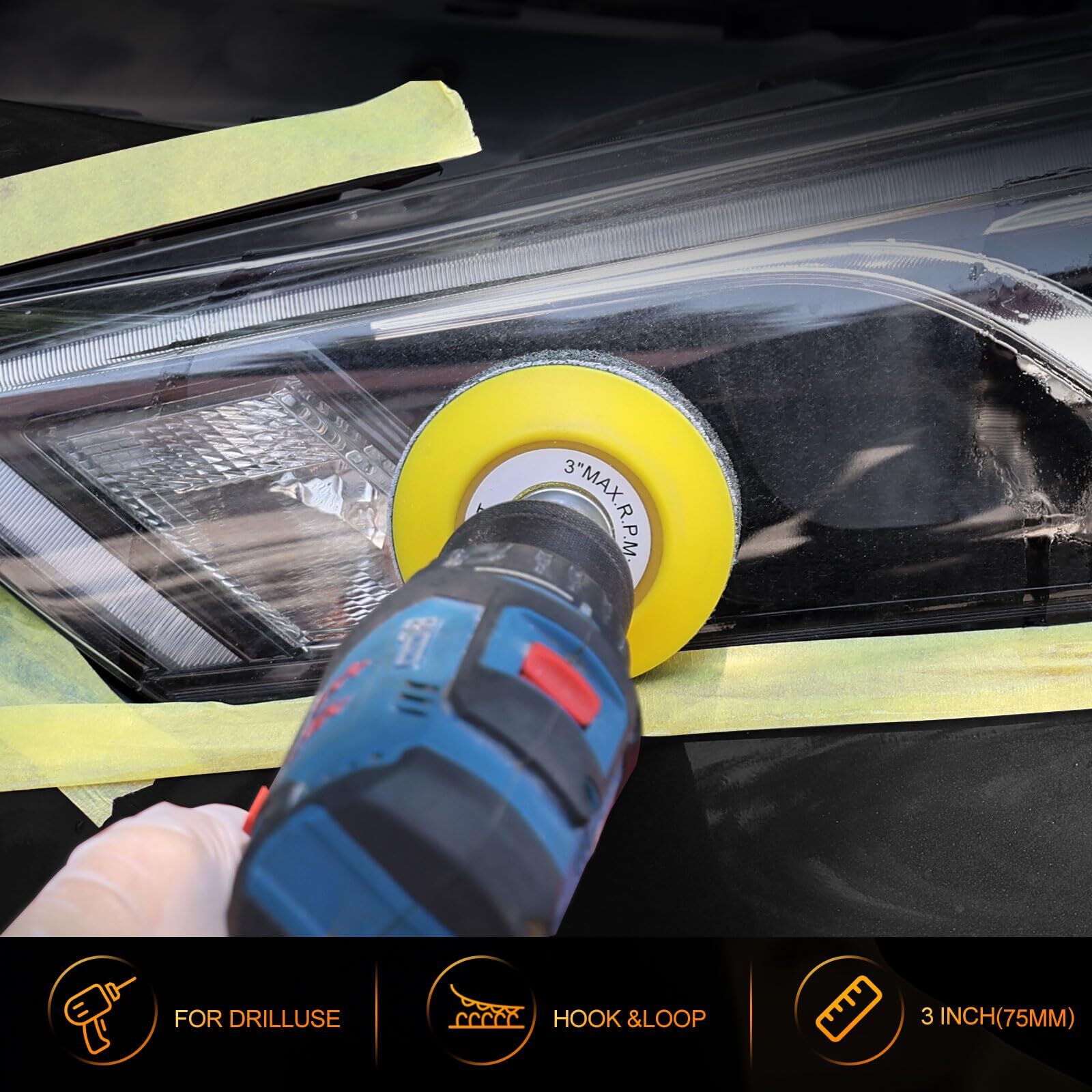 kit para pulir faros pulidor faro restaurador de faros reparar set para taladro
