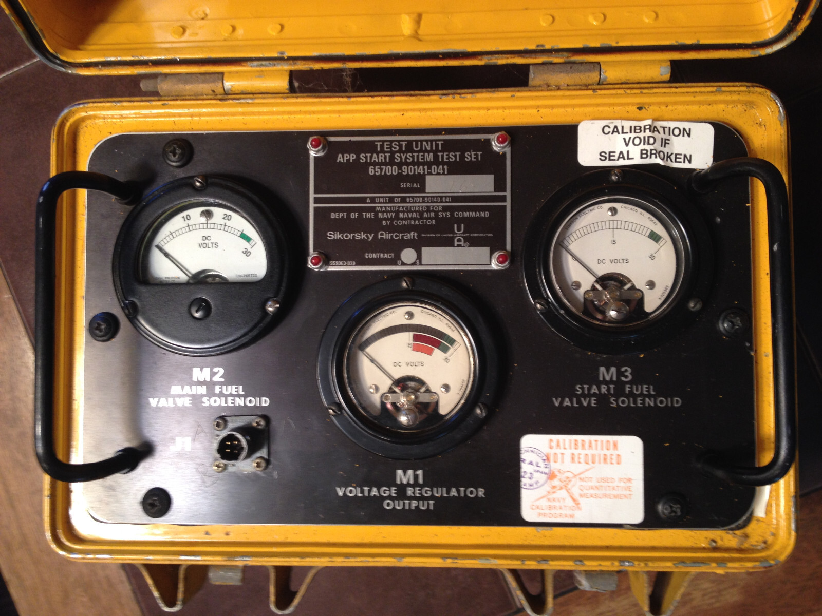 Sikorsky App Start System Test Unit 65700-90141-041