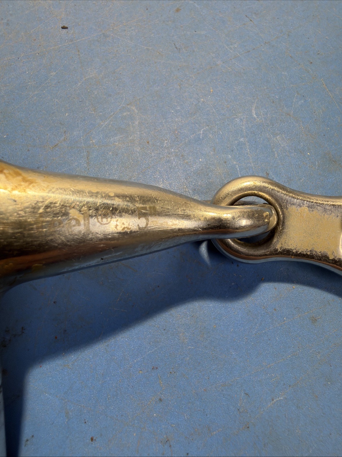 Korsteel Stainless Hunter Dee Oval Link Snaffle Bit 5inch