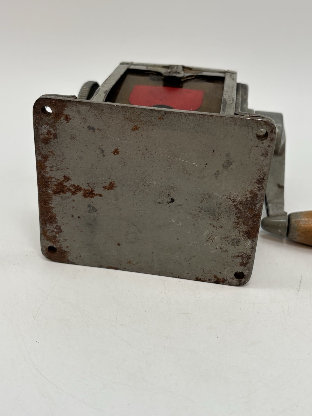 Vintage Dexter Model 3 Automatic Pencil Sharpener. APSCO Celluloid Shavings Box